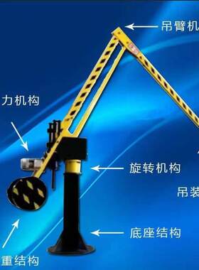 厂批300公斤500公斤平衡吊小型摇臂吊独臂吊旋转吊车床吊机床吊
