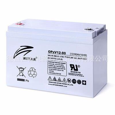 RITAR瑞达蓄电池OPzV12-80 12V80Ah 备用电源