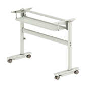 会议桌侧翻桌架架滑轮带培训桌架桌桌子金属折叠办公会议创盈批发