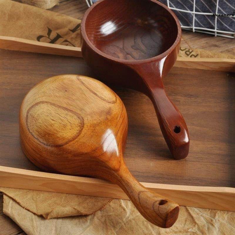 木瓢大沐浴泡澡老式木水瓢家用水勺木瓢勺舀水瓢洗澡实木水舀木