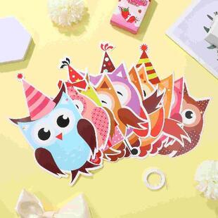 Ornaments Party Banner Kid Animal for Decorative Pcs