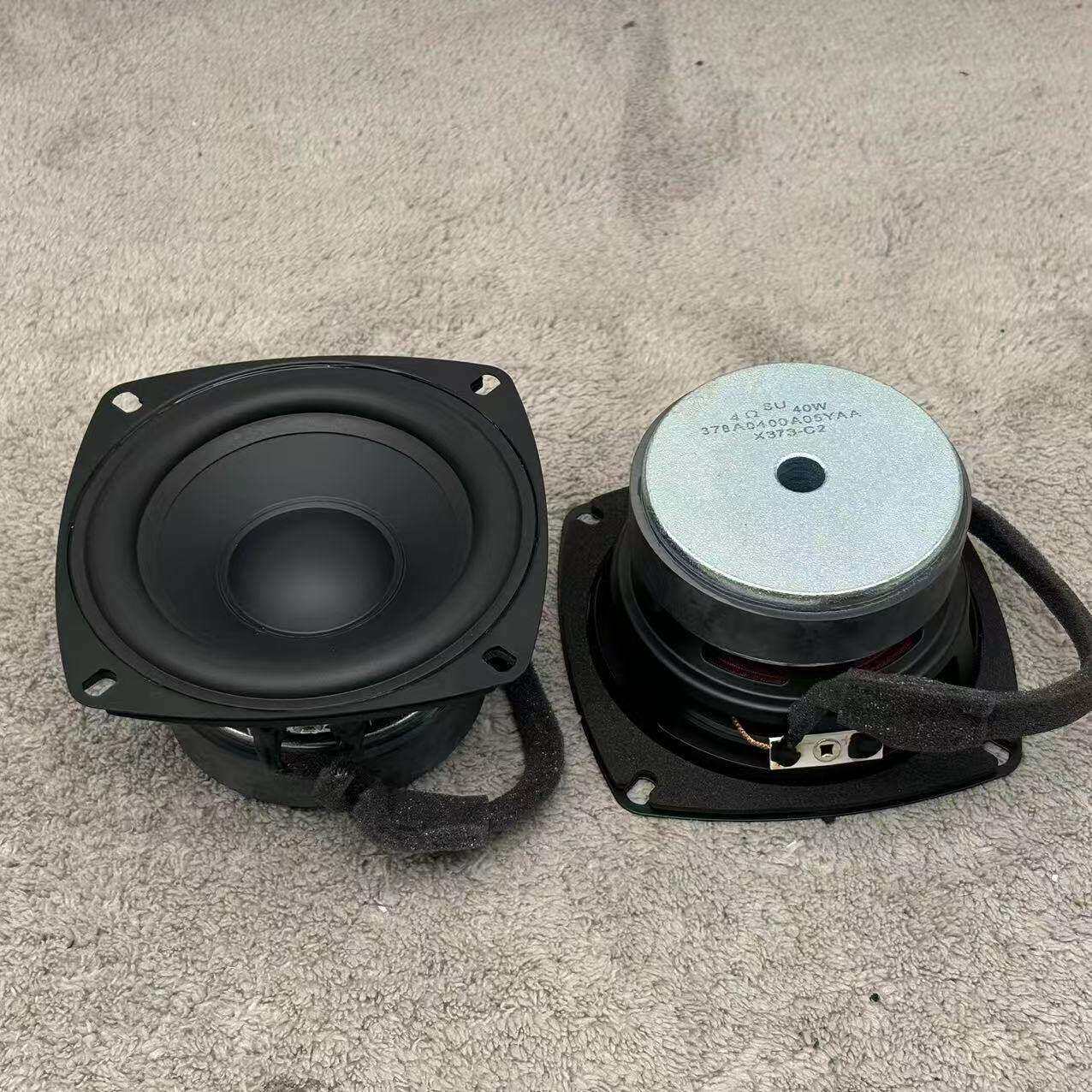 长冲程4寸中低音喇叭发烧级大磁钢盆低音喇叭