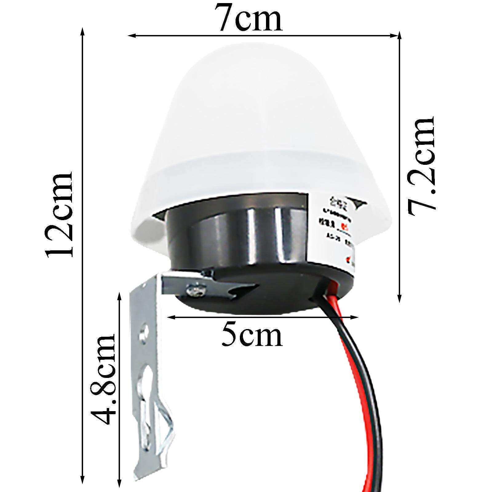 AS-20路灯光控自动开关控制器光感探头感应光线灯天黑自动亮