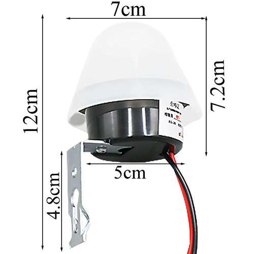 AS-20路灯光控自动开关控制器光感探头感应光线灯天黑自动亮