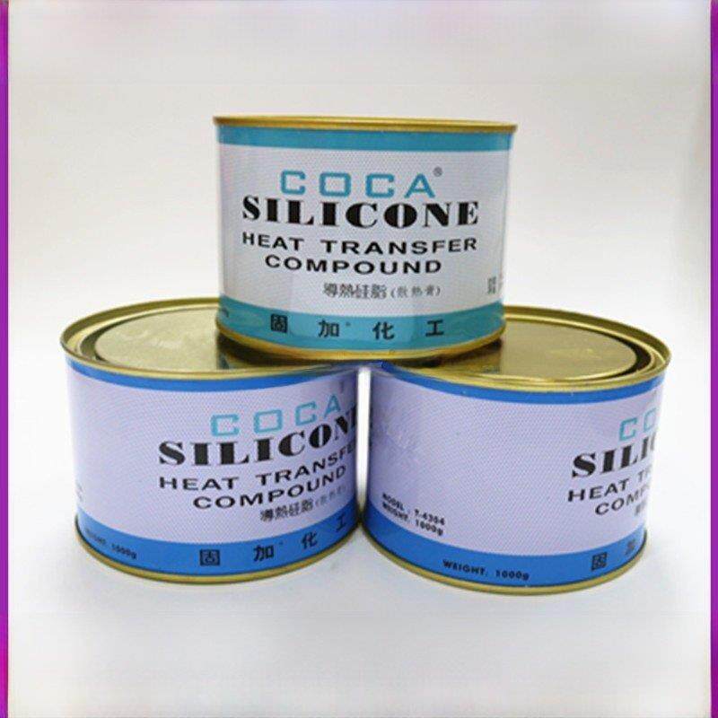 导热硅脂C0Ca固体加T-4303 T-4304 Led Cpu冷却膏净重1000g