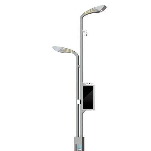 厂家城市智慧路灯LED照明5G智慧灯杆多功能PM2.5显示监控屏路灯
