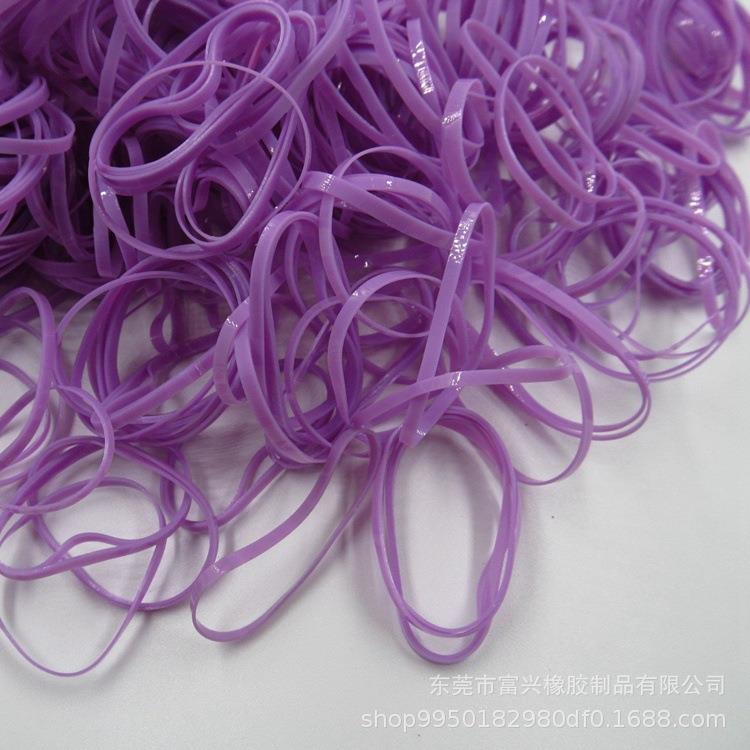 紫色 耐高温 防老化胶圈 TPU BAND 橡皮筋 扎头发 皮圈 橡筋