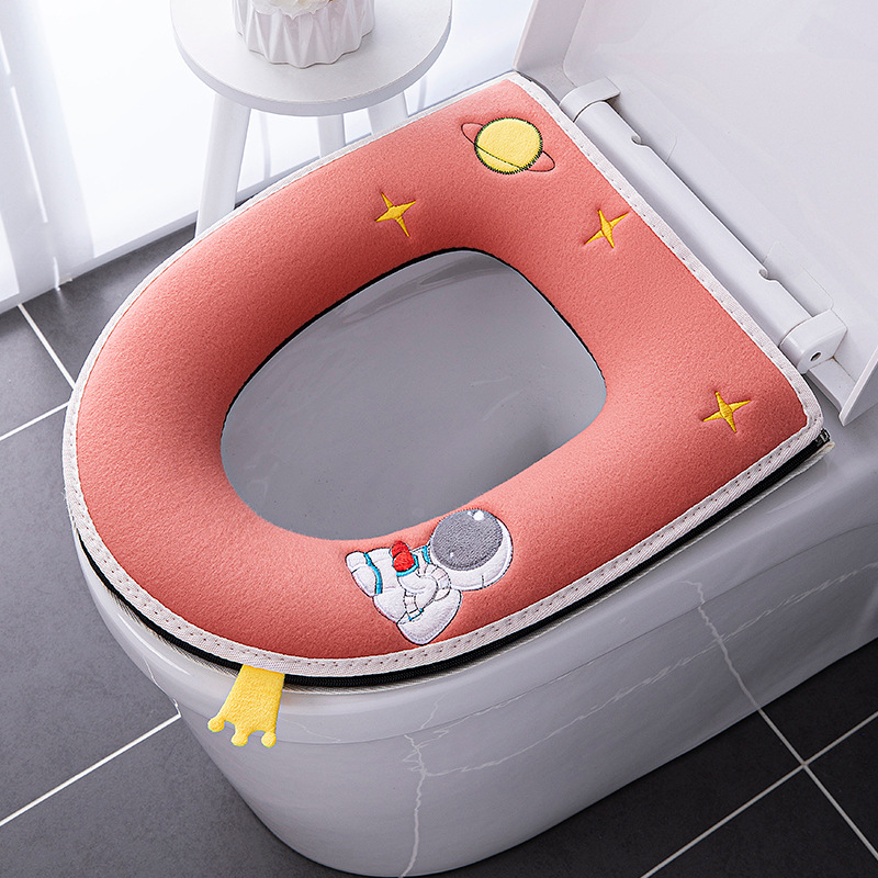 高级感马桶坐垫家用四季通用加大号坐便器垫套可爱冬季马桶圈垫子