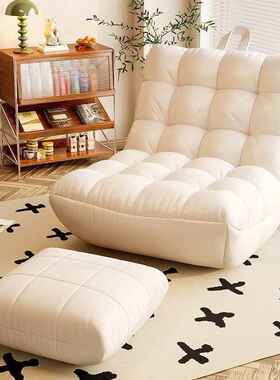 懒人沙发椅躺单人网红榻米毛毛虫客厅卧室榻台休闲OVA豆阳袋跨境