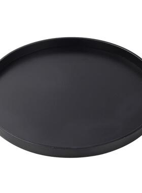 北欧现代极简圆形几何金属托盘摆件样板间家居客厅桌面收纳盘装饰