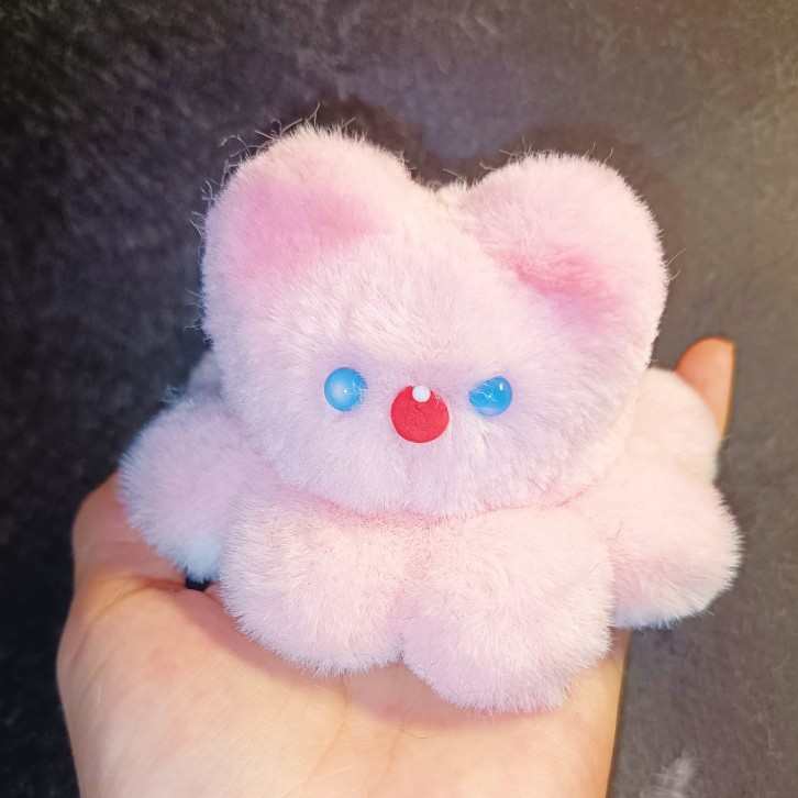 手作玩偶手缝翻面猫猫章鱼抱偶挂件软妹手工diy材料包公仔礼物