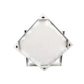 方形水沙篦子不锈钢井盖下沉隐形定制井盖镶边式 隐形井盖下水道污