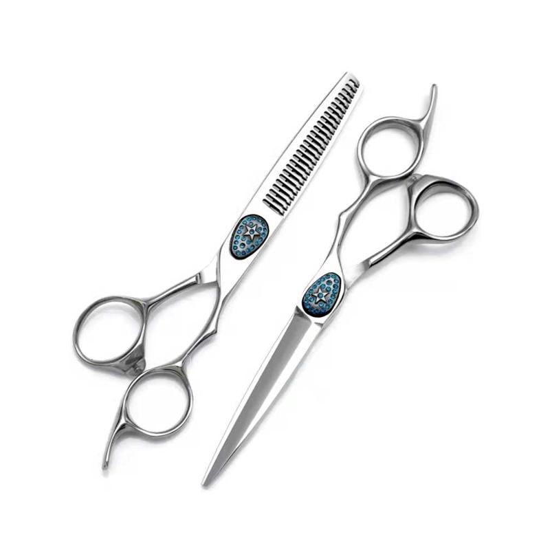 JP440C美发剪刀批发 高档理发剪 牙剪 WED-6.0寸平剪 斜齿 剪刀厂