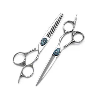 JP440C美发剪刀批发 高档理发剪 牙剪 WED-6.0寸平剪 斜齿 剪刀厂