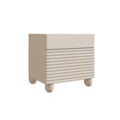 白色简约家用小型床头柜现代女孩卧室储物床边收纳实木柜子免安装