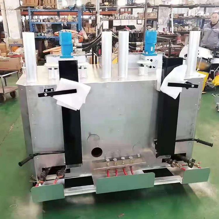 柴油液压双缸热熔釜1200型热熔釜划线机配套热熔釜