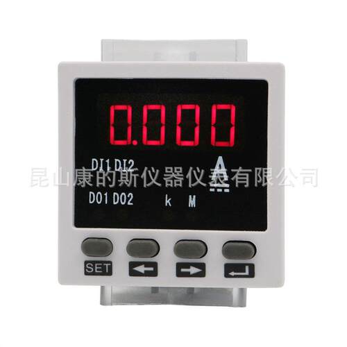 厂家供应 数显表BE-48 DA4-20mA 50A 电源：AC220V单相直流电流表