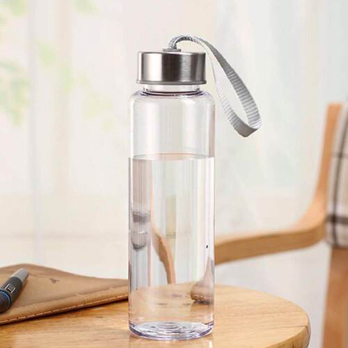 300/400/500ML Plastic Water Bottle Transparent Portable Spor