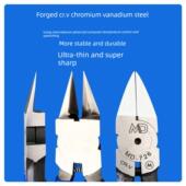 美德原创6英寸超锋利超薄工业级塑料模具钳 专门用于切割数字脚