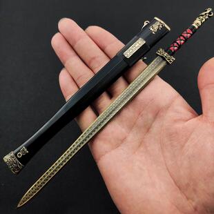 正品古代兵器王勾践剑越秦始皇宝型剑唐横劫刀武器金属模玩具永无