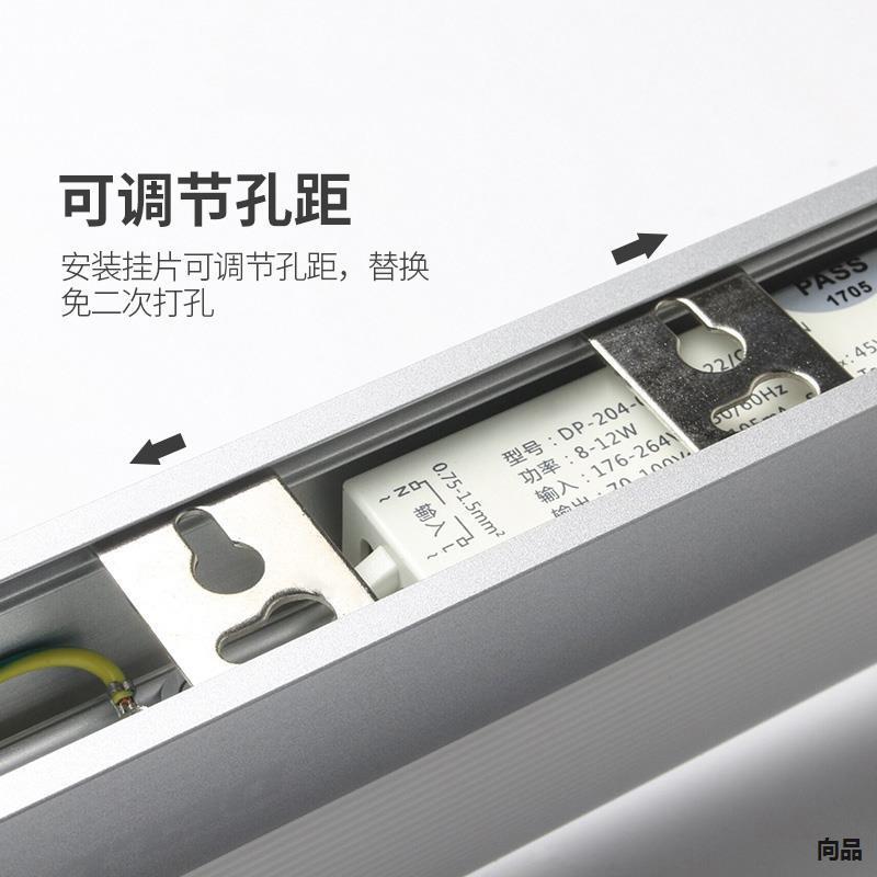 镜灯led化妆室防水汽浴前室次免打旋孔转化妆二全身镜见描述柜专