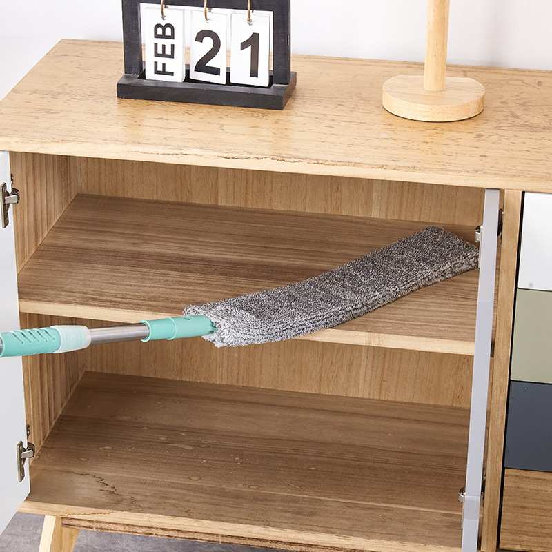 床底清扫除尘家用除灰平头缝隙清洁掸子可伸缩加长杆清洁工具链衡