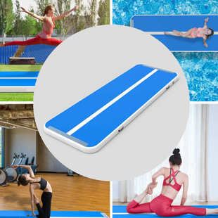 空翻充气加厚气垫跆拳道武术体操气垫防滑拉丝瑜伽舞蹈体操垫