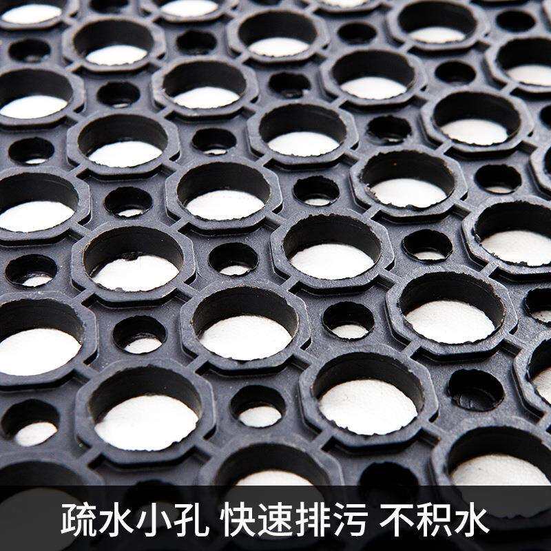 商用pvc抗疲劳橡胶地垫车间防滑疏水地垫卫生间轻奢厨房防滑垫