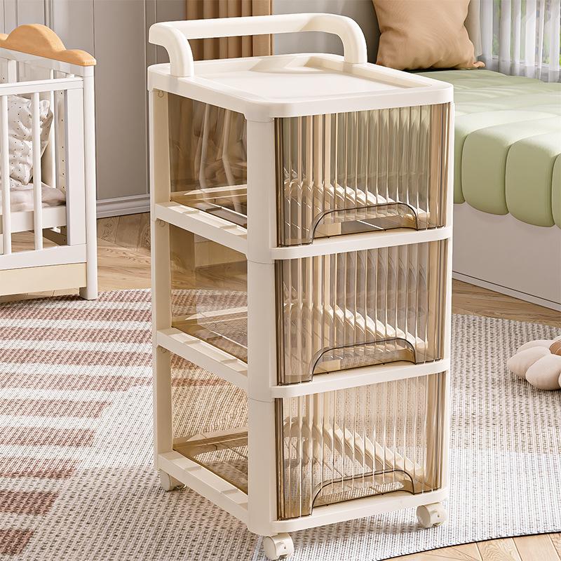 储物柜小推车抽屉桌下零食收纳柜