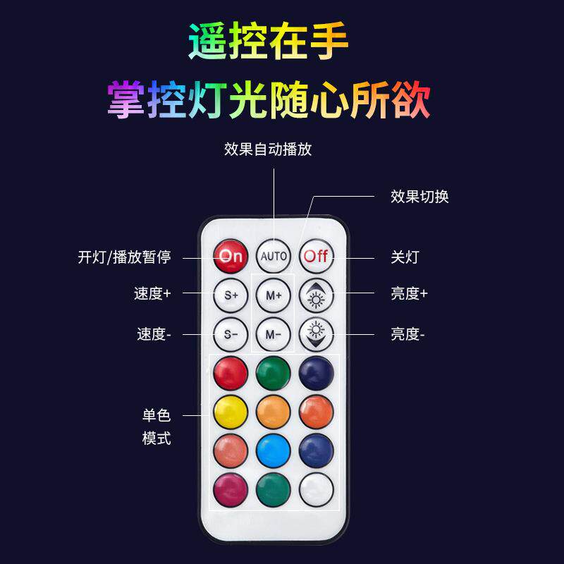 RGB遥控氛围极简墙角落地灯北欧创意立式灯电竞呼吸补光灯电竞风