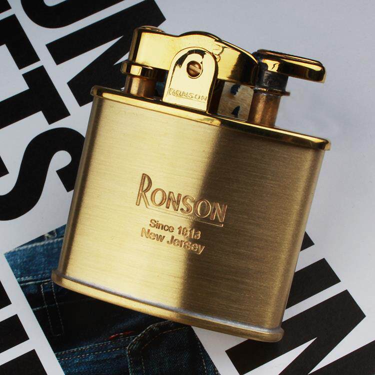 正品ronson打火煤油男士森装正品火石覆朗古老式火机创意朗原声 R
