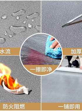 LBRM*地革3宽水地直泥接铺家用整张加厚耐米磨防水防滑P板VC胶垫