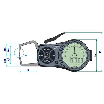 源头采购德国kroeplin指针外径卡规 K110S