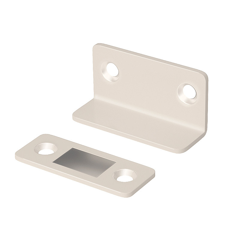 推拉门衣柜门打孔自吸贴片门吸