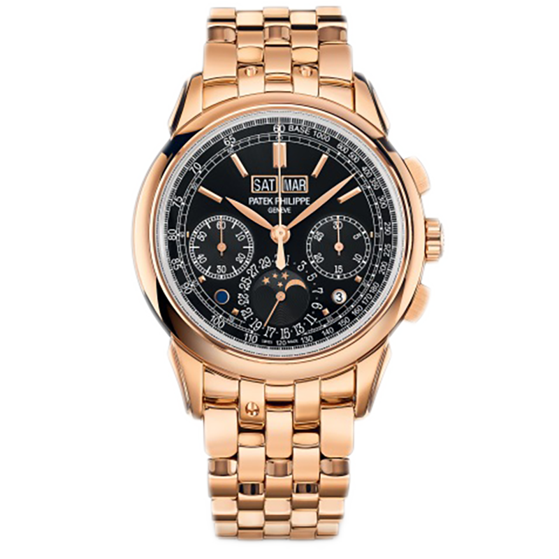 盒证[9.8新]百达翡丽超级复杂功能时计手动机械手表男5270/1R