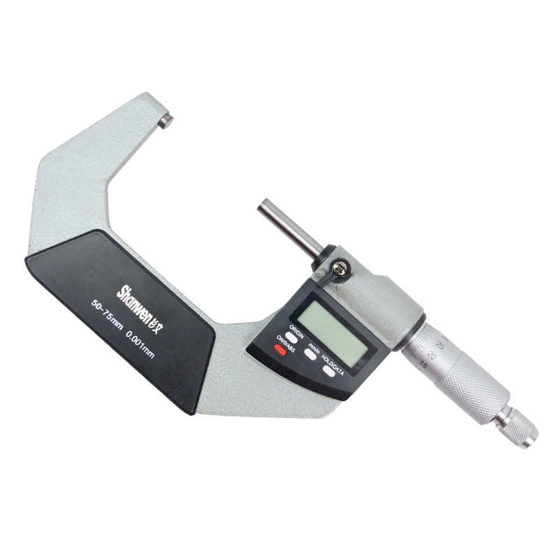 shanwen杉文量具外径数显千分尺 电子分厘卡 0-25-50mm螺旋测微器