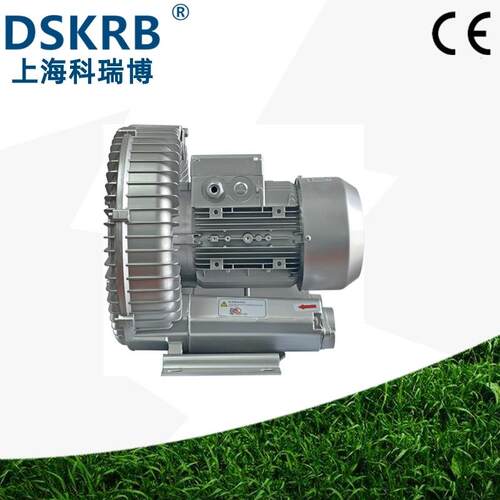 零售KRB-710S-4 380V 4KW低噪音高压鼓风机4000W漩涡式鼓风机