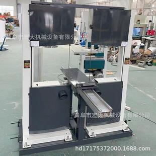 数控全自动 木工切割锯 344改双头锯切割 复合保温板彩钢外皮立式