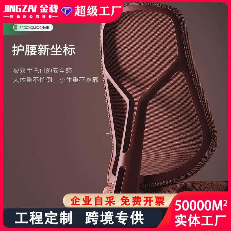 办公椅舒适久坐靠背护腰作会议职员轻奢家用人体学电脑桌椅子