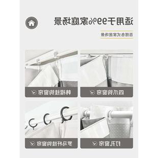 衬布窗户全遮阳不透光内衬挂钩式 窗帘遮光新款 隔热卧室布