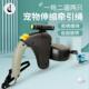 一拖二宠物伸缩牵引绳双头360旋转牵引器防爆冲照明灯遛狗两祇狗