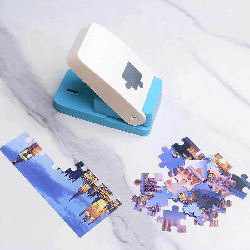 Puzzle Maker Puncher DIY拼图打孔器儿童智力压花器省力相片装饰