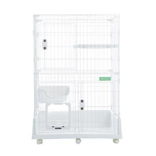新款创逸猫笼子家大用码大自由空猫别间墅室内带猫门用双三四层猫