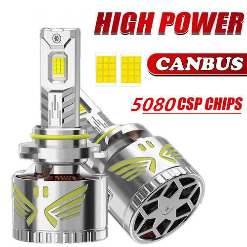 跨境240W双铜管汽车灯 改装h11车灯H4远近一体h7led灯汽车led灯泡