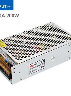 新型Led开关电源5V 40A 200W打孔发光字单元板门头字屏变压器