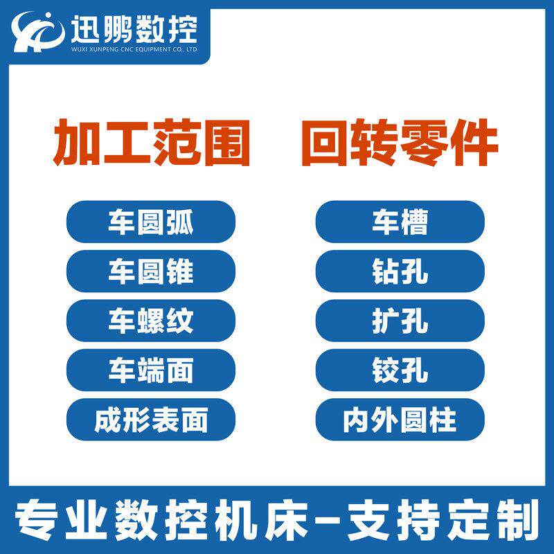 厂家 迅鹏数控斜轨车床c46 全自动高精密车铣复合斜床身机床