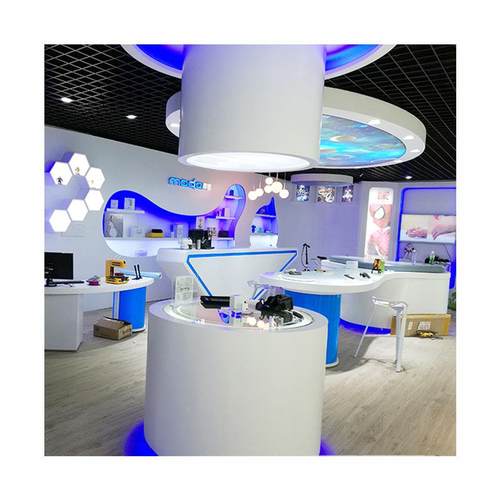 手机商店异形展示柜电子产品展示台体验台门店展厅整店设计货柜