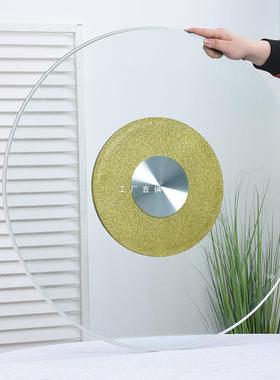 餐桌转盘钢化玻璃圆桌转盘底座饭桌餐桌玻璃转盘圆桌钢化玻璃家用