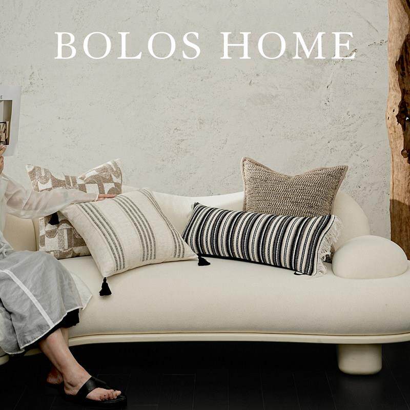 柏洛斯National『幽玄』现代简约轻奢高端样板间沙发客厅抱枕腰靠