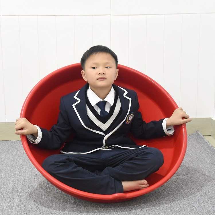 户外转筒大陀螺转盆纯色大转盆摇滚道具圆形益智拓展大碗圆桶玩